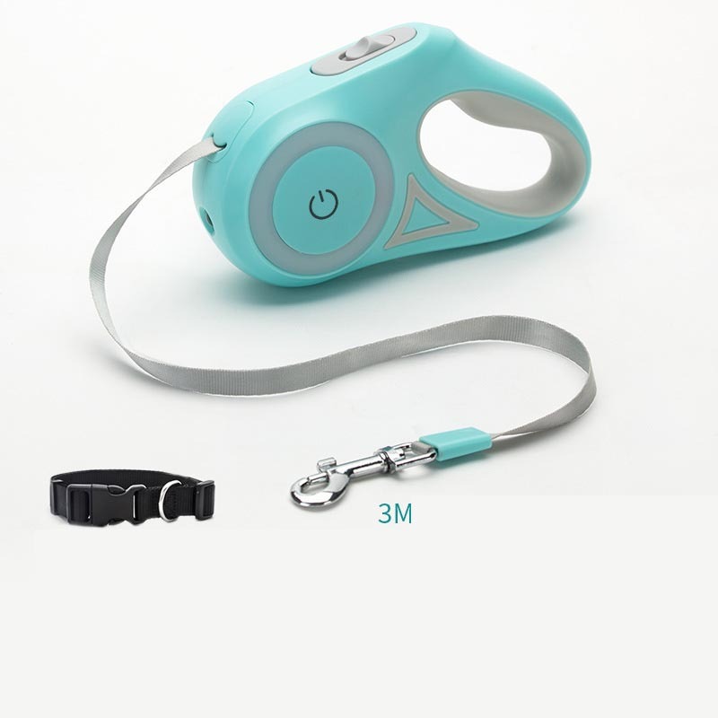 The Pet Porch Retractable Dog Leash & Collar for Small & Medium Pets | Automatic Traction Rope