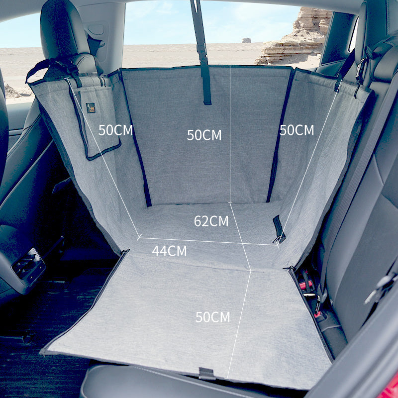 Pet Car Mat, Rear Seatcar Mat Large Dog Rear Sleepingdog Safety Seatdog Caranti-dirty