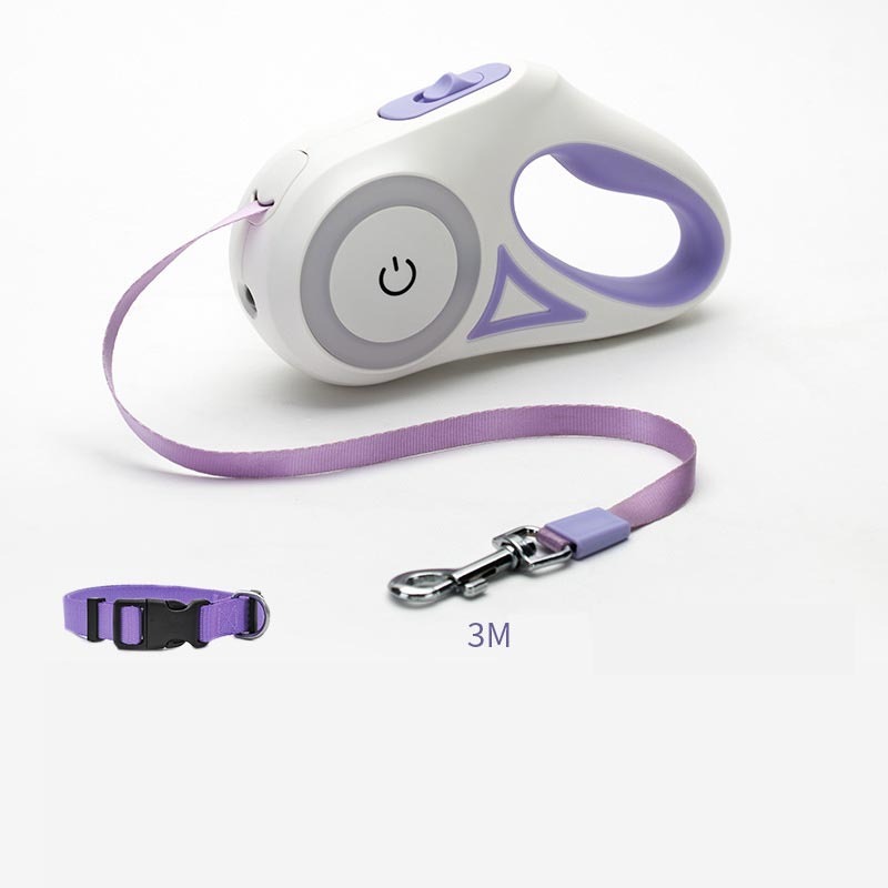 The Pet Porch Retractable Dog Leash & Collar for Small & Medium Pets | Automatic Traction Rope