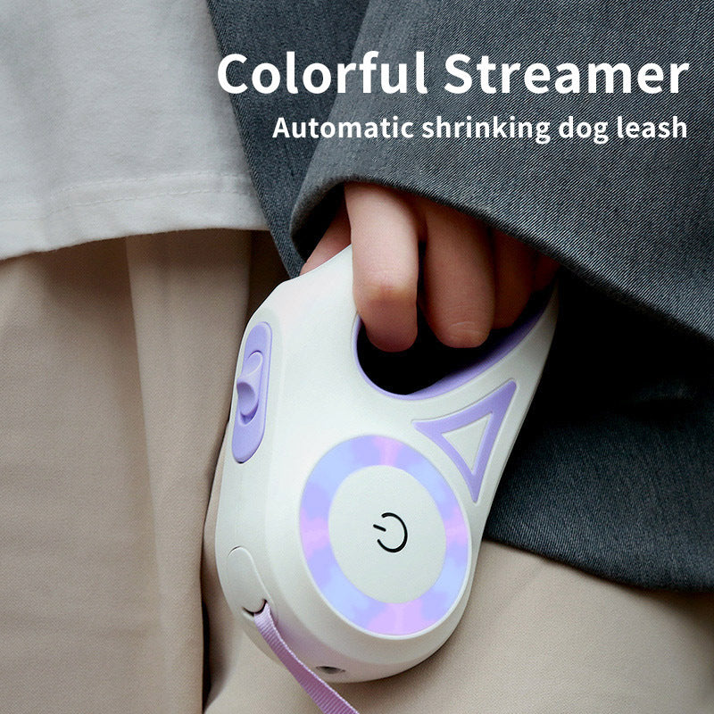 The Pet Porch Retractable Dog Leash & Collar for Small & Medium Pets | Automatic Traction Rope